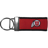 Utah Utes Woven Key Chain - Utah Utes