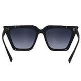 The CEO - Black Faded Black Lens Cateye Sunglasses - TopFoxx - Flyclothing LLC