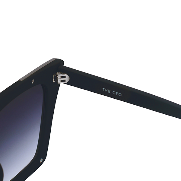 The CEO - Black Faded Black Lens Cateye Sunglasses - TopFoxx - Flyclothing LLC