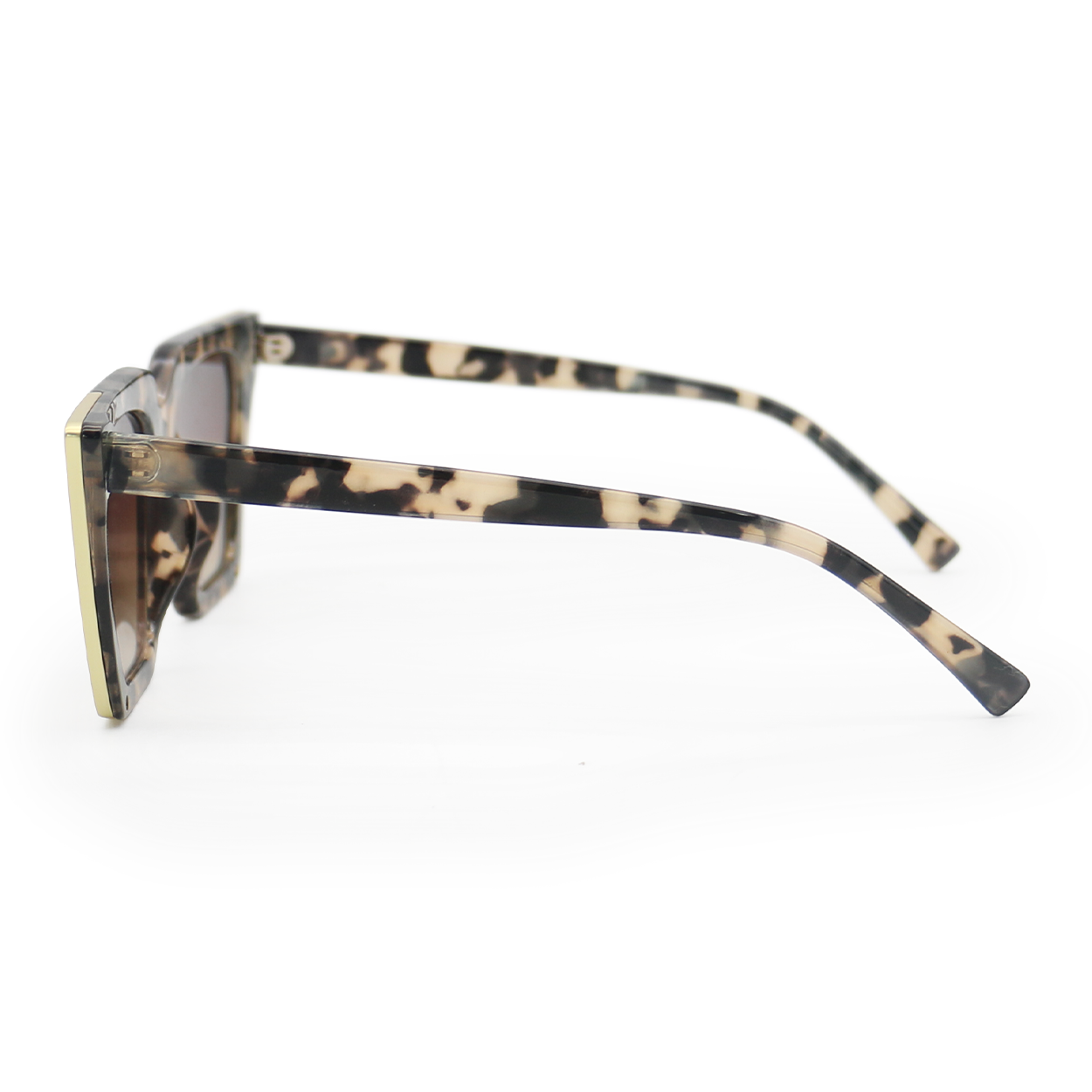 The CEO - Sustainable Tortoise Frame Brown Lens Cateye Sunglasses - TopFoxx - Flyclothing LLC