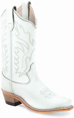 Old West White YOUTH'S FASHION WESTERN BOOTS