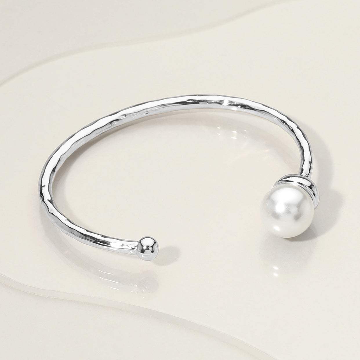 Pearl Tip Cuff Bracelet - Madeline Love - Flyclothing LLC