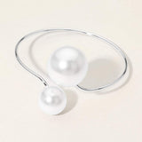 SECRET BOX_Bold Pearl Tip Cuff Bracelet - Madeline Love - Flyclothing LLC