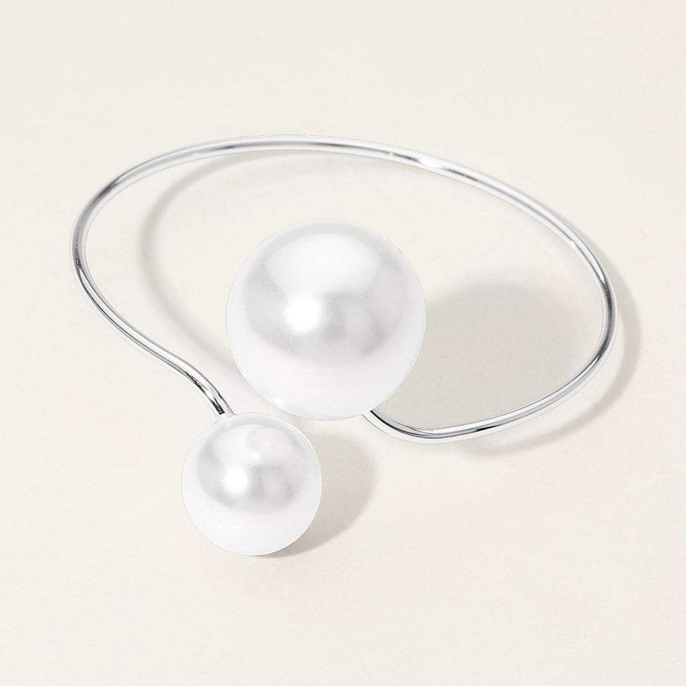 SECRET BOX_Bold Pearl Tip Cuff Bracelet - Madeline Love - Flyclothing LLC