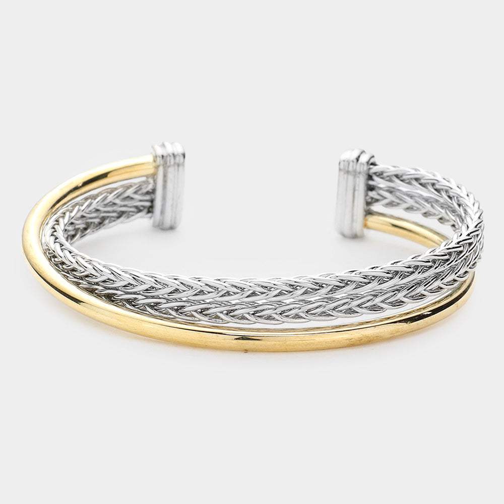 Metal Cuff Bracelet - Madeline Love - Flyclothing LLC