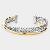 Metal Cuff Bracelet - Madeline Love - Flyclothing LLC
