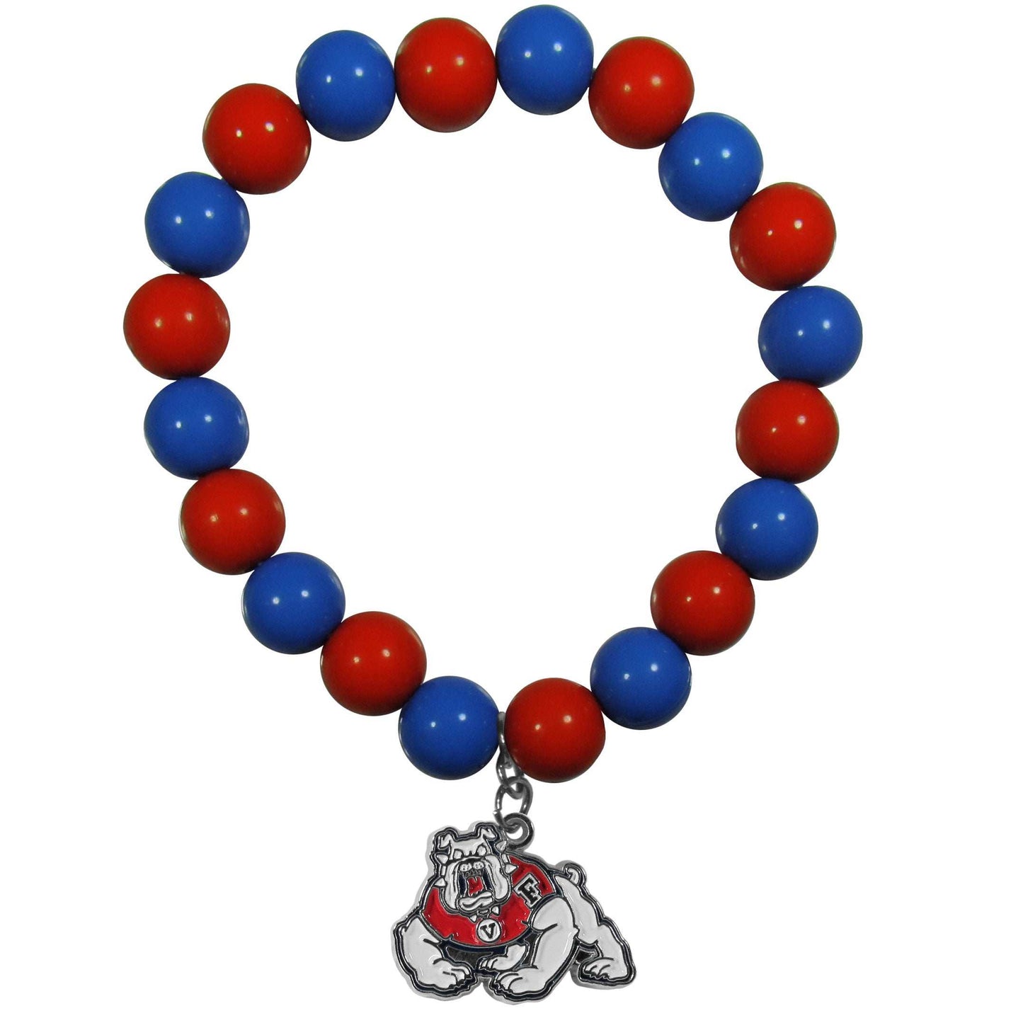 Fresno St. Bulldogs Fan Bead Bracelet - Fresno St. Bulldogs - Flyclothing LLC