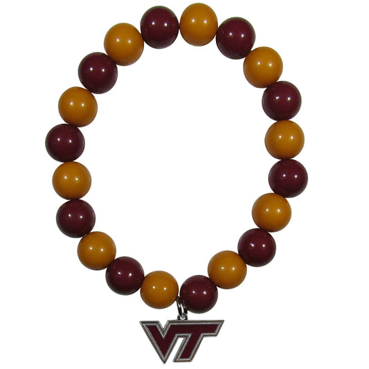Virginia Tech Hokies Fan Bead Bracelet - Virginia Tech Hokies - Flyclothing LLC