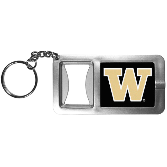 Washington Huskies Flashlight Key Chain with Bottle Opener - Washington Huskies - Flyclothing LLC