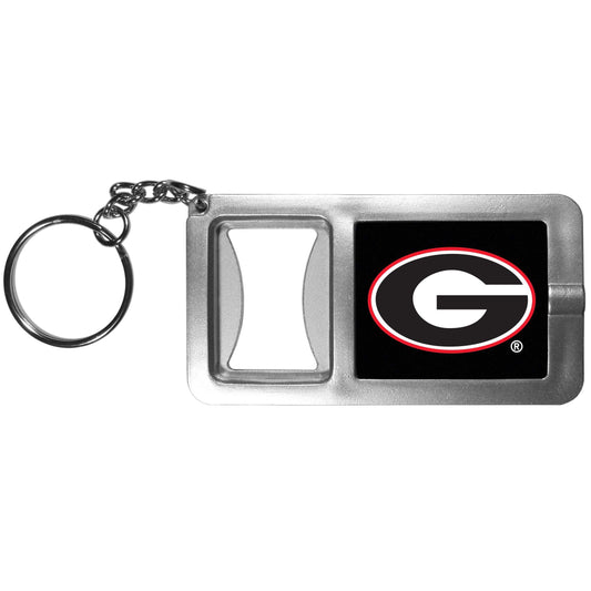Georgia Bulldogs Flashlight Key Chain with Bottle Opener - Georgia Bulldogs - Flyclothing LLC