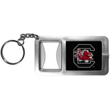 S. Carolina Gamecocks Flashlight Key Chain with Bottle Opener