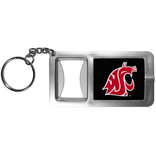 Washington St. Cougars Flashlight Key Chain with Bottle Opener - Washington St. Cougars - Flyclothing LLC