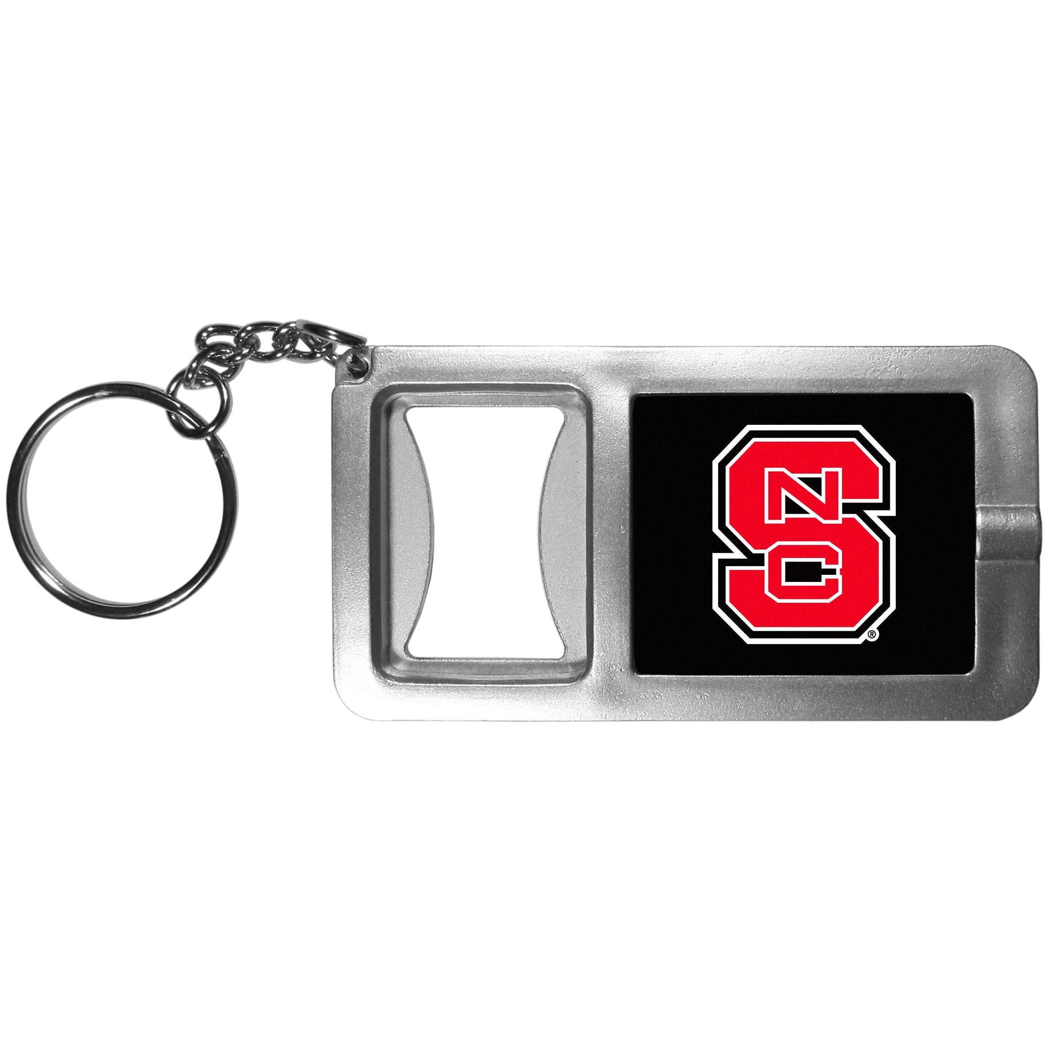 N. Carolina St. Wolfpack Flashlight Key Chain with Bottle Opener - N. Carolina St. Wolfpack - Flyclothing LLC