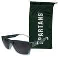 Michigan St. Spartans Sportsfarer Sunglasses and Bag Set - Siskiyou Buckle - Flyclothing LLC