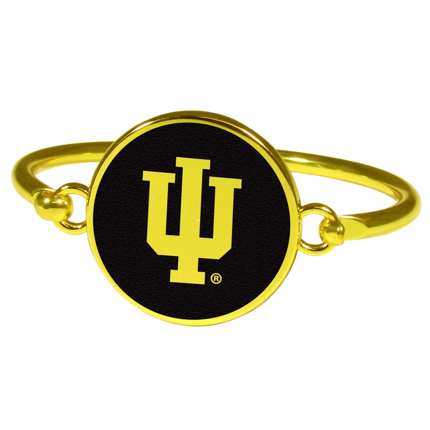 Indiana Hoosiers Gold Tone Bangle Bracelet