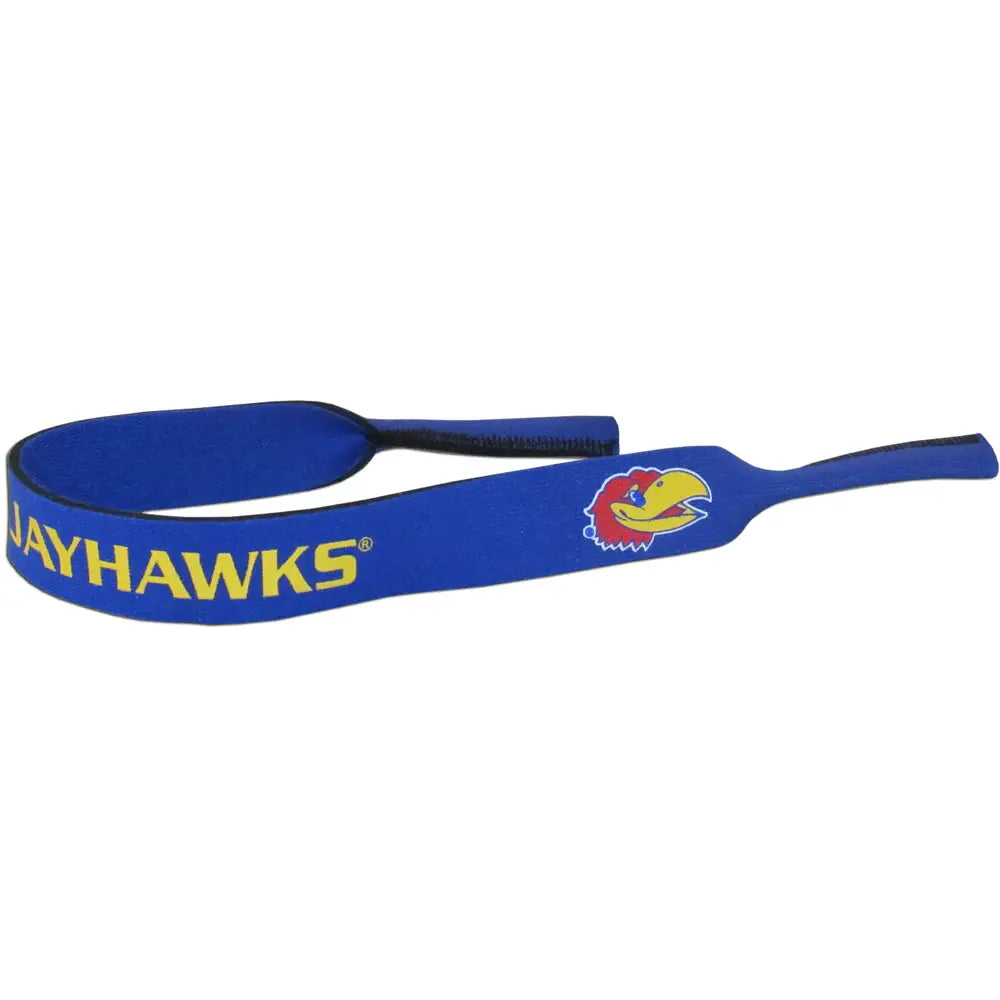 Kansas Jayhawks Neoprene Sunglass Strap - Kansas Jayhawks - Flyclothing LLC