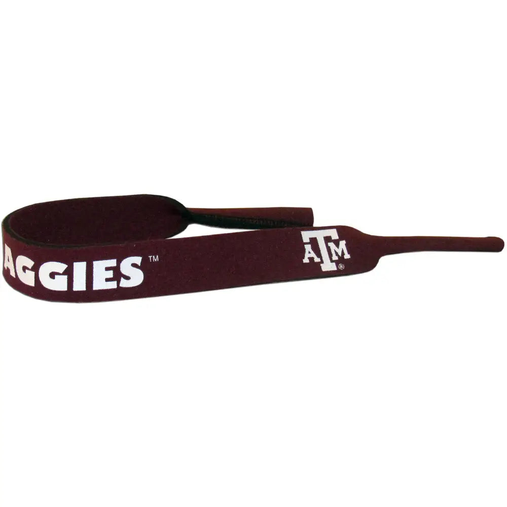 Texas A & M Aggies Neoprene Sunglass Strap - Texas A&M - Flyclothing LLC