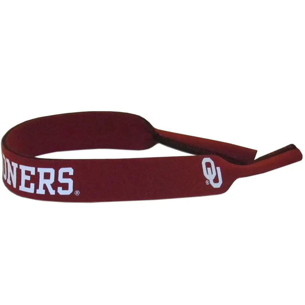 Oklahoma Sooners Neoprene Sunglass Strap - Oklahoma Sooners - Flyclothing LLC