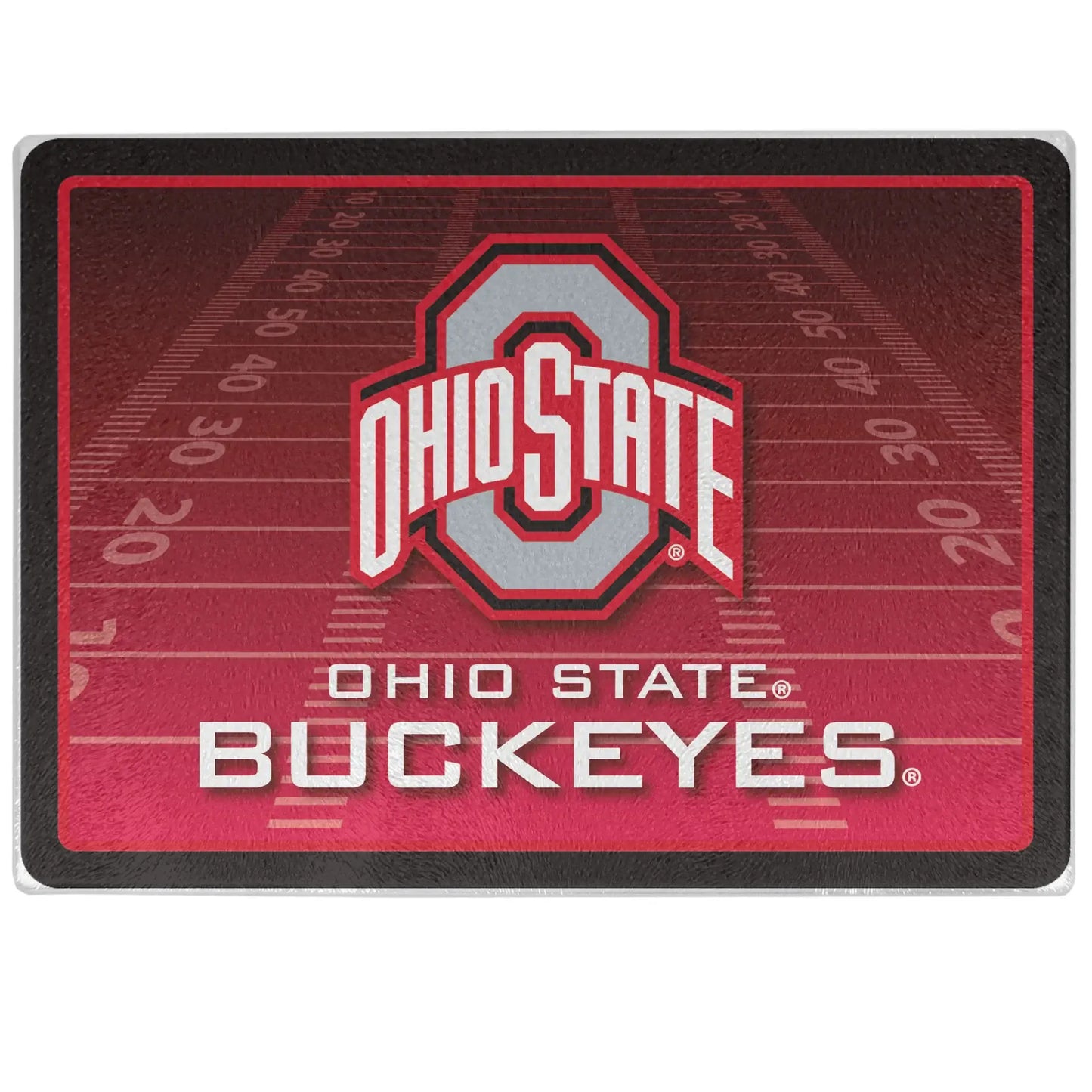 Ohio St. Buckeyes Glass Cutting Board - Ohio St. Buckeyes - Flyclothing LLC