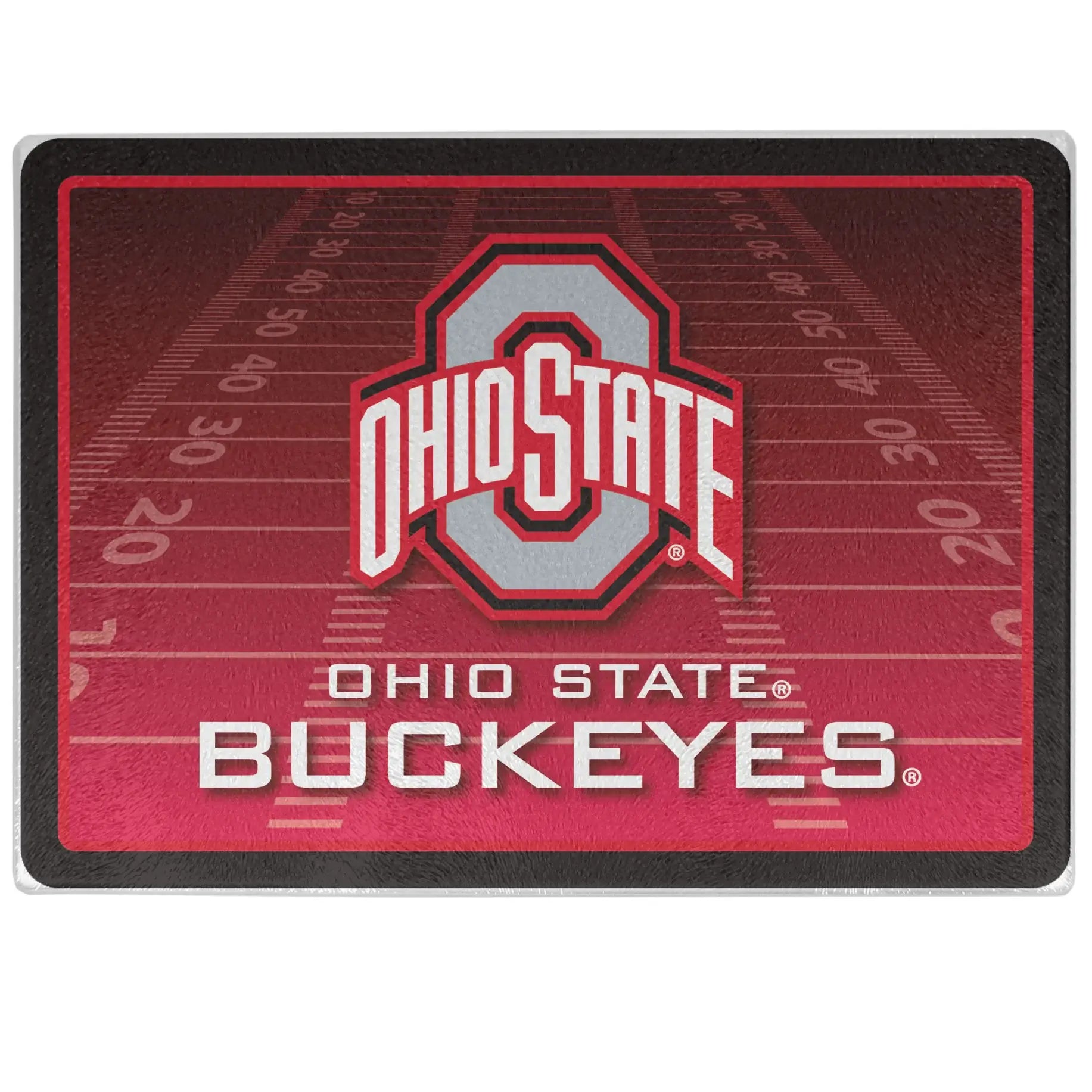 Ohio St. Buckeyes Glass Cutting Board - Ohio St. Buckeyes - Flyclothing LLC