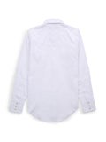 Women's Cowboygirl White Solid Tonal Dobby Granddaddy Snap Shirt