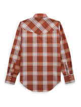 Women's Cowboygirl Ranch Rig Rust Plaid Granddaddy Snap Shirt