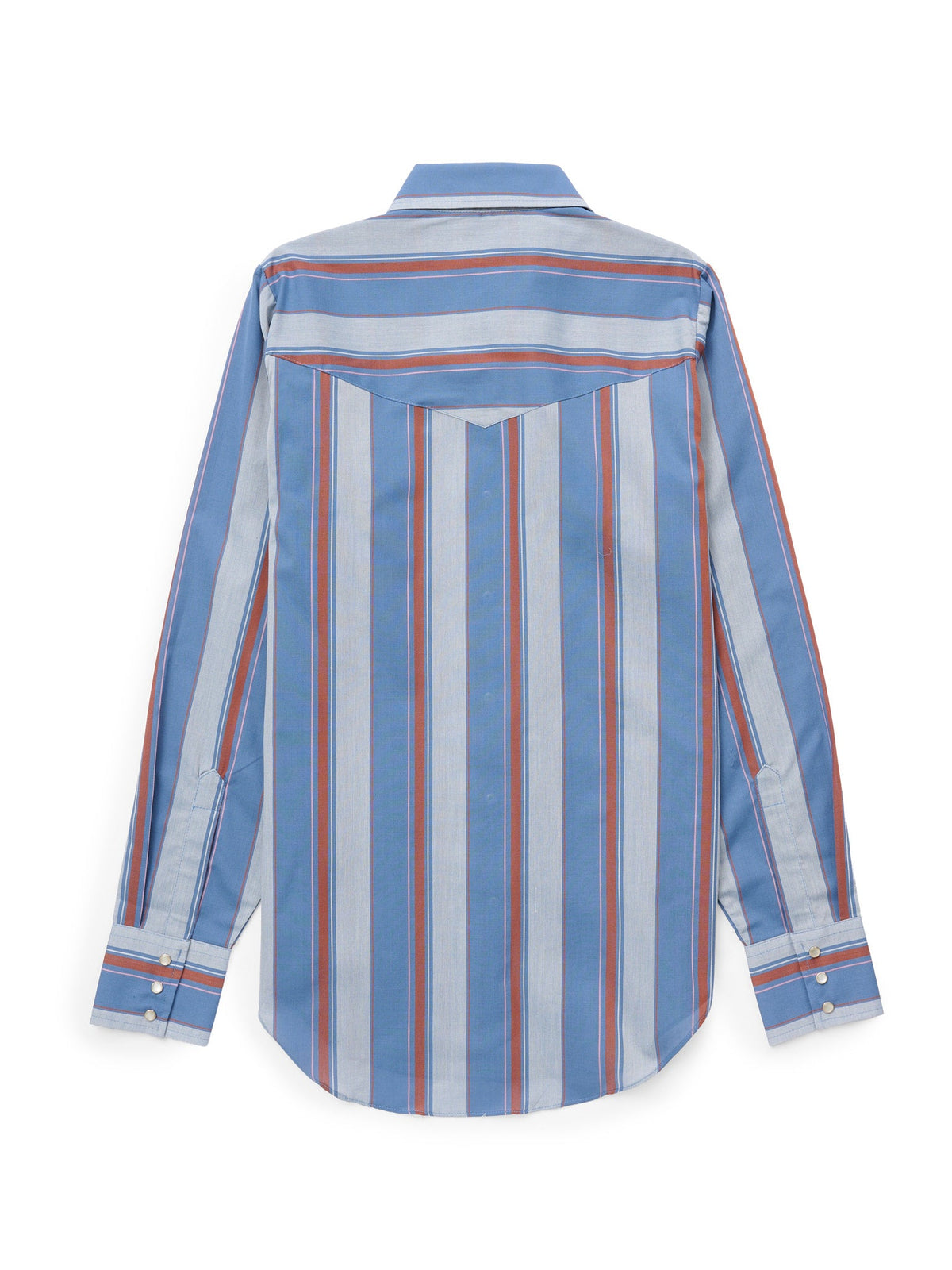 Women's Cowboygirl Cowboy Blue Bold Stripe Granddaddy Snap Shirt