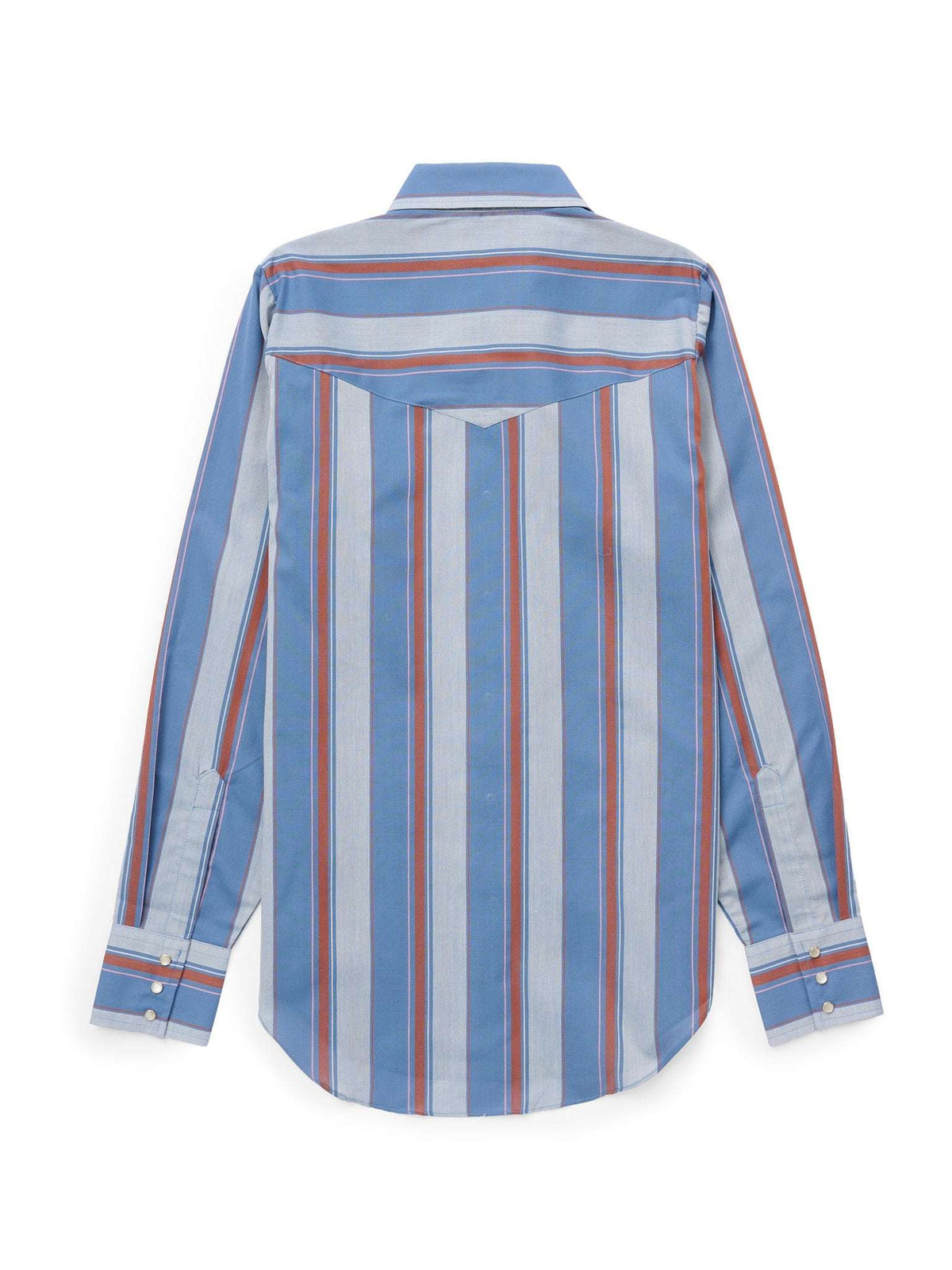 Women's Cowboygirl Cowboy Blue Bold Stripe Granddaddy Snap Shirt
