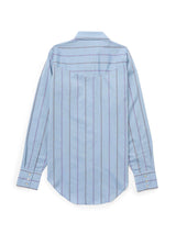 Women's Cowboygirl Cowboy Blue Dobby Stripe Granddaddy Snap Shirt - Ely Cattleman - Flyclothing LLC