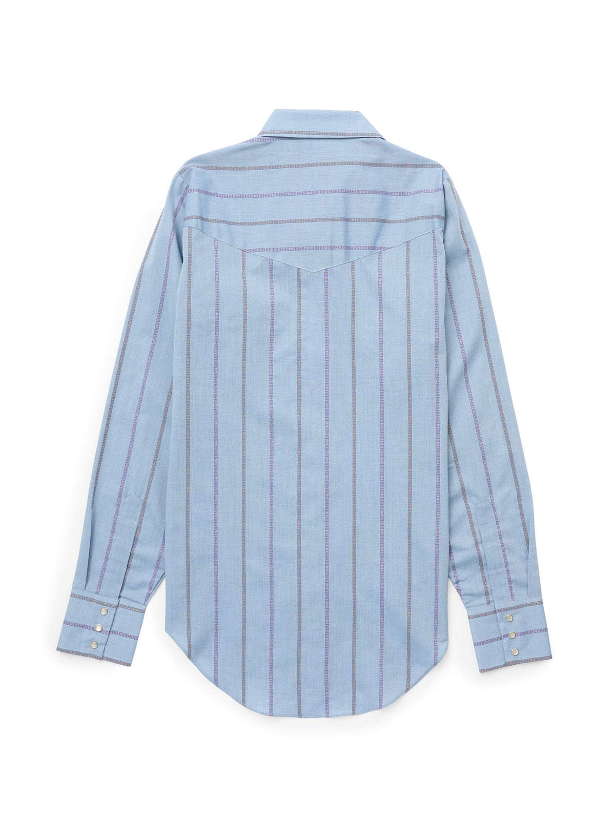 Women's Cowboygirl Cowboy Blue Dobby Stripe Granddaddy Snap Shirt - Ely Cattleman - Flyclothing LLC