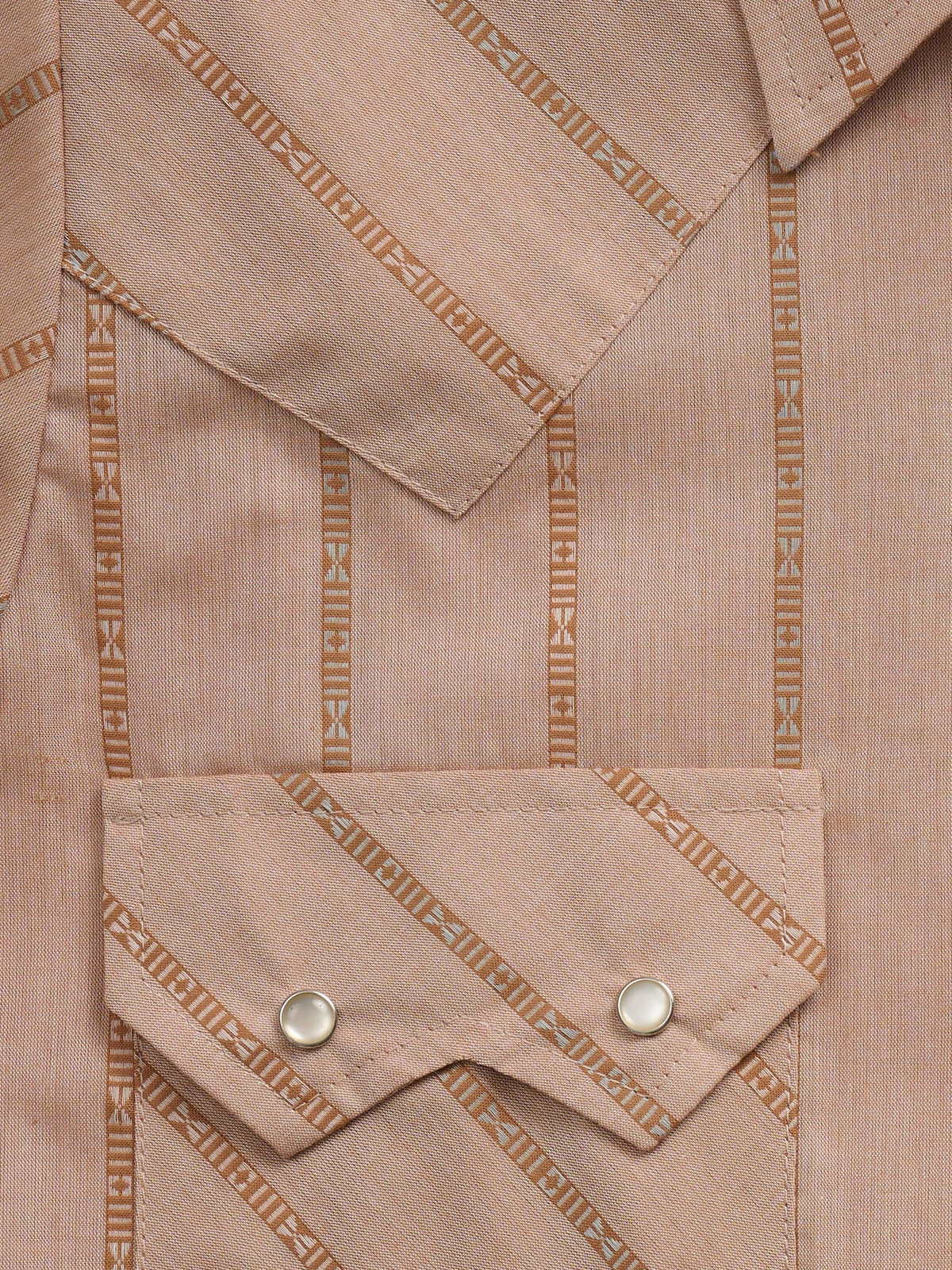 Women's Cowboygirl Gold Dobby Stripe Granddaddy Snap Shirt - Ely Cattleman - Flyclothing LLC