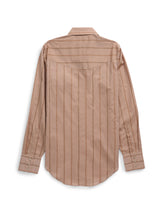 Women's Cowboygirl Gold Dobby Stripe Granddaddy Snap Shirt - Ely Cattleman - Flyclothing LLC