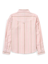 Girl's Cowboygirl Blossom Pink Stripe Granddaddy Western Snap Shirt - Ely Cattleman - Flyclothing LLC