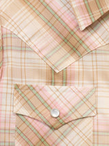 Girl's Cowboygirl Buttermilk Plaid Granddaddy Western Snap Shirt - Ely - Flyclothing LLC