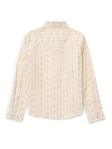 Girl's Cowboygirl Buttermilk Rose Print Granddaddy Western Snap Shirt - Ely - Flyclothing LLC