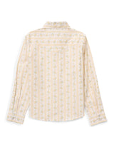 Girl's Cowboygirl Buttermilk Rose Print Granddaddy Western Snap Shirt