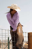 Women's Cowboygirl Bull Thistle Gingham Granddaddy Snap Shirt - Ely Cattleman - Flyclothing LLC