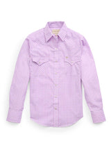 Women's Cowboygirl Bull Thistle Gingham Granddaddy Snap Shirt - Ely Cattleman - Flyclothing LLC