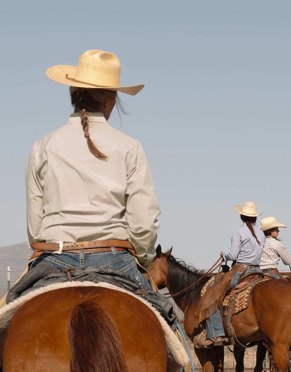 Women's Cowboygirl West Texas Dust Solid Granddaddy Snap Shirt - Ely Cattleman - Flyclothing LLC