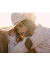 Women's Cowboygirl Prairie Primrose Print Granddaddy Snap Shirt
