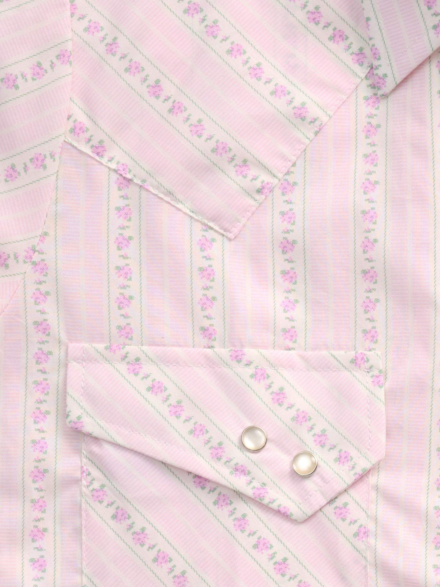 Women's Cowboygirl Prairie Primrose Print Granddaddy Snap Shirt