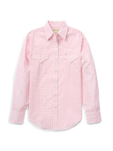 Women's Cowboygirl Blossom Gingham Granddaddy Snap Shirt - Ely Cattleman - Flyclothing LLC