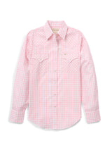 Women's Cowboygirl Blossom Gingham Granddaddy Snap Shirt - Ely Cattleman - Flyclothing LLC