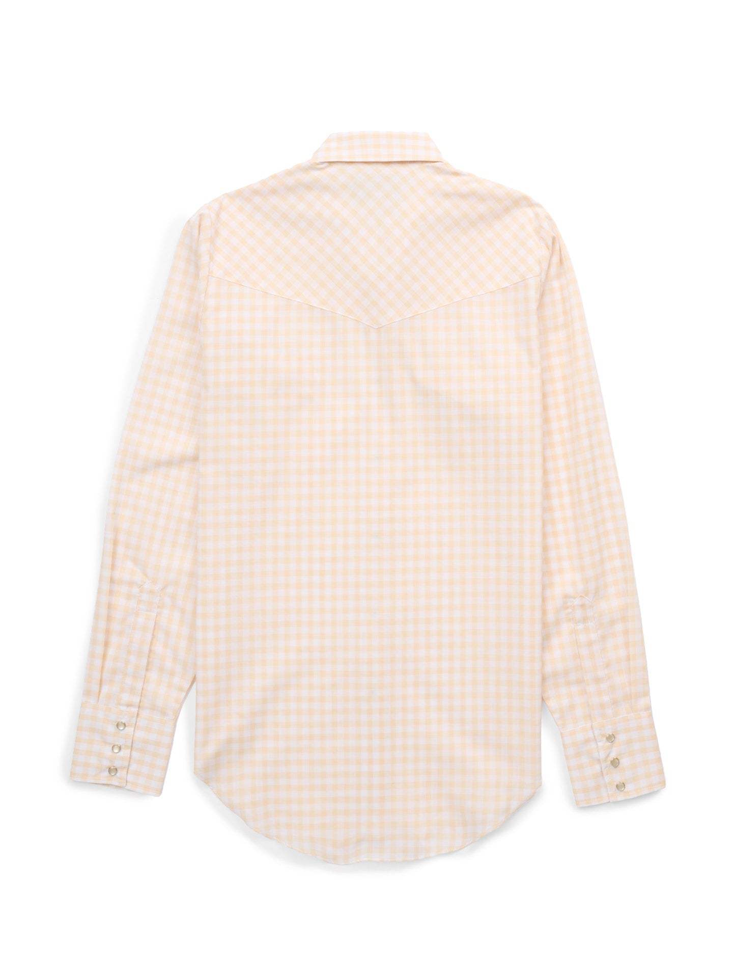 Women's Cowboygirl Buttermilk Gingham Granddaddy Snap Shirt - Ely Cattleman - Flyclothing LLC