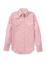Women's Cowboygirl Blossom Pink Chambray Granddaddy Snap Shirt - Ely Cattleman - Flyclothing LLC