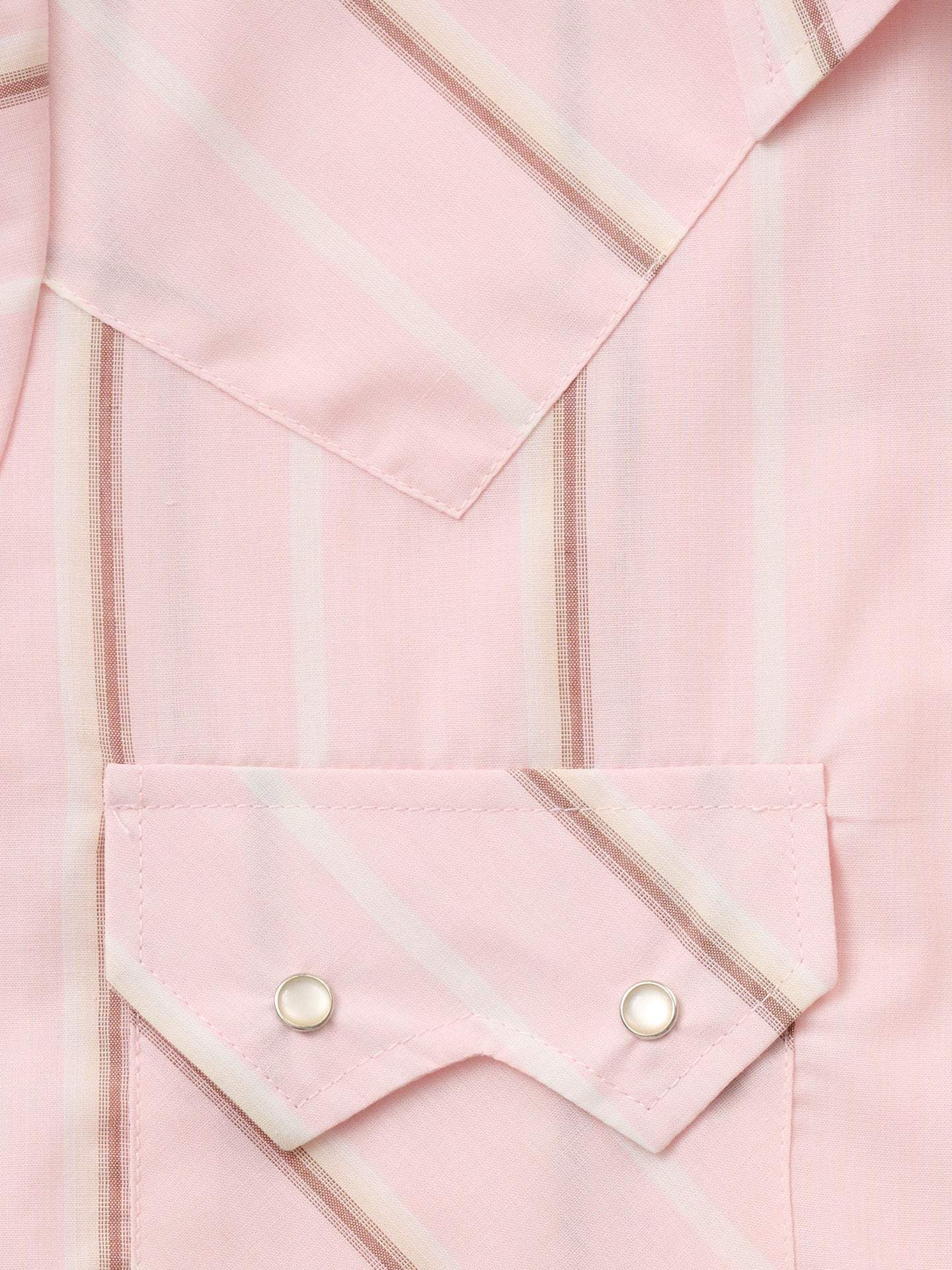 Women's Cowboygirl Blossom Pink Stripe Granddaddy Snap Shirt - Ely Cattleman - Flyclothing LLC