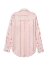 Women's Cowboygirl Blossom Pink Stripe Granddaddy Snap Shirt - Ely Cattleman - Flyclothing LLC