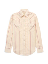 Women's Cowboygirl Buttermilk Stripe Granddaddy Snap Shirt - Ely - Flyclothing LLC