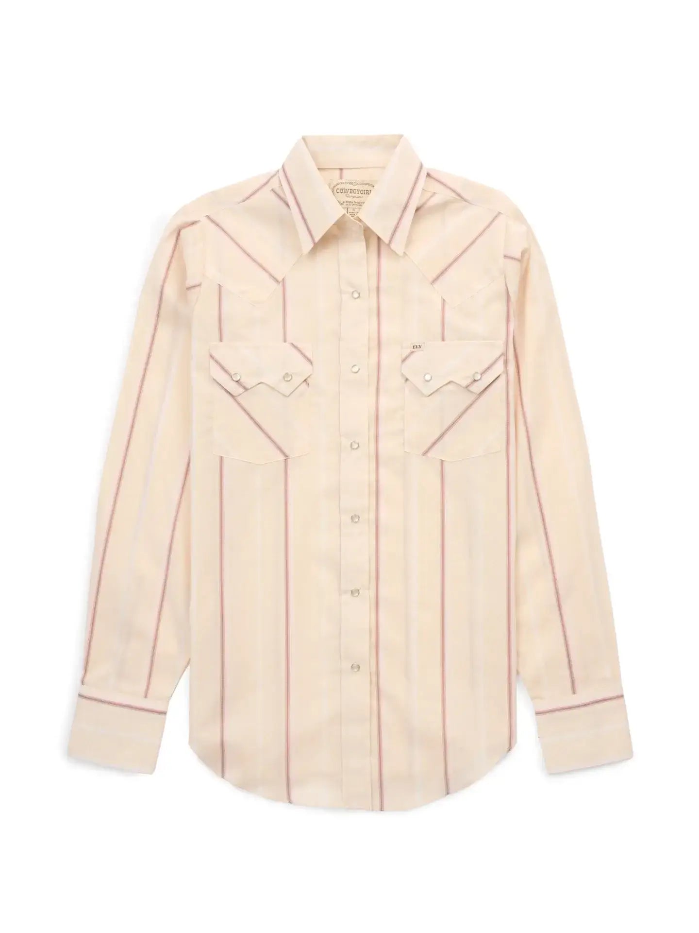 Women's Cowboygirl Buttermilk Stripe Granddaddy Snap Shirt - Ely - Flyclothing LLC