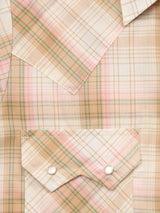 Women's Cowboygirl Buttermilk Plaid Granddaddy Snap Shirt - Ely - Flyclothing LLC